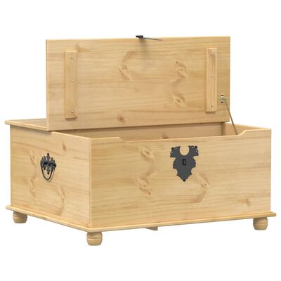 vidaXL Boîte de rangement Corona 90x78x45 cm bois de pin massif