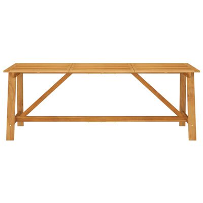 vidaXL Ensemble à manger de jardin 7 pcs Bois d'acacia solide