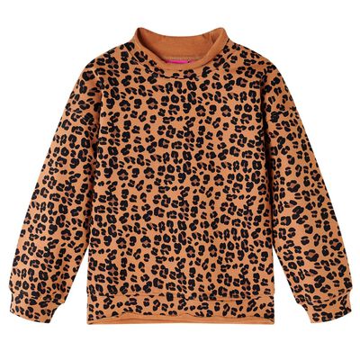 Sweatshirt pour enfants cognac clair 104