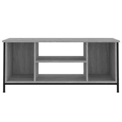 vidaXL Meuble TV sonoma gris 102x35x45 cm bois d'ingénierie