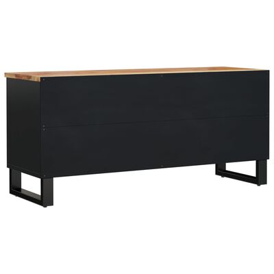 vidaXL Meuble TV 100x33x46 cm bois d'acacia solide et d'ingénierie