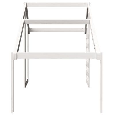 vidaXL Toit de lit pour enfants blanc 188x82x113 cm bois de pin massif