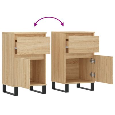 vidaXL Buffet chêne sonoma 40x35x70 cm bois d'ingénierie