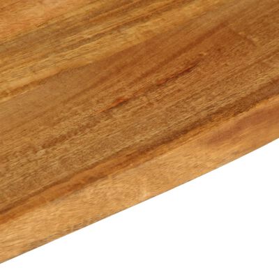 vidaXL Dessus de table à bord vivant 90x20x2,5 cm bois massif manguier