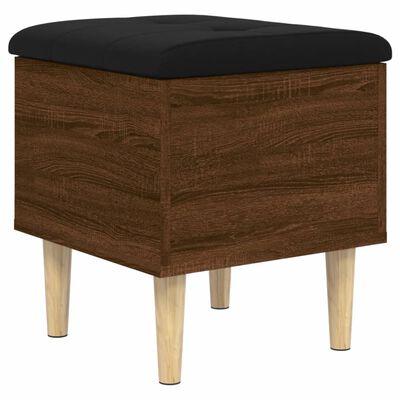 vidaXL Banc de rangement chêne marron 42x42x46 cm bois d'ingénierie