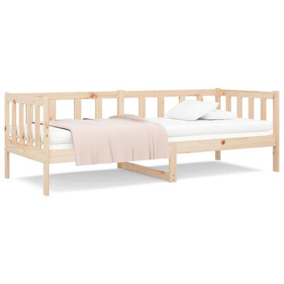 vidaXL Lit de jour sans matelas 90x190 cm bois de pin massif