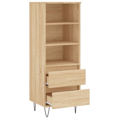 vidaXL Buffet haut Chêne sonoma 40x36x110 cm Bois d'ingénierie