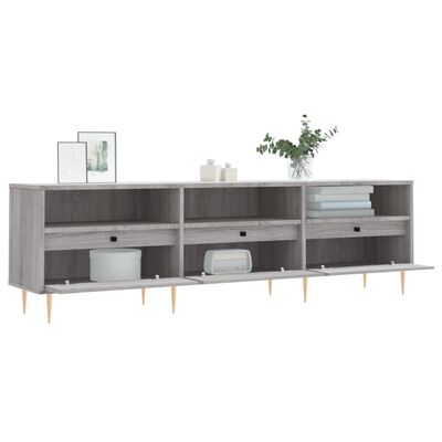 vidaXL Meuble TV sonoma gris 150x30x44,5 cm bois d'ingénierie