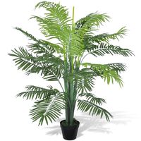 vidaXL Palmier Phoenix artificiel avec pot 130 cm