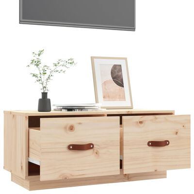 vidaXL Meuble TV 80x34x35 cm Bois de pin massif