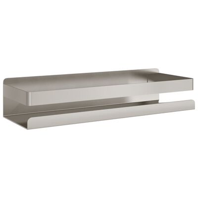 vidaXL Étagère de douche 30x10x6 cm acier inoxydable 304 brossé