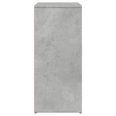 vidaXL Buffet gris béton 60x31x70 cm bois d'ingénierie