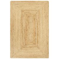 vidaXL Tapis fait à la main jute naturel 160x230 cm