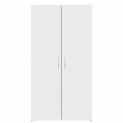 vidaXL Armoire de classement blanc 60x32x115 cm bois d'ingénierie