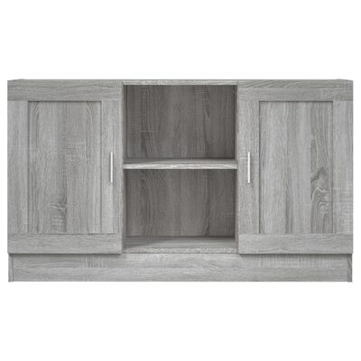 vidaXL Buffet Sonoma gris 120x30,5x70 cm Bois d'ingénierie