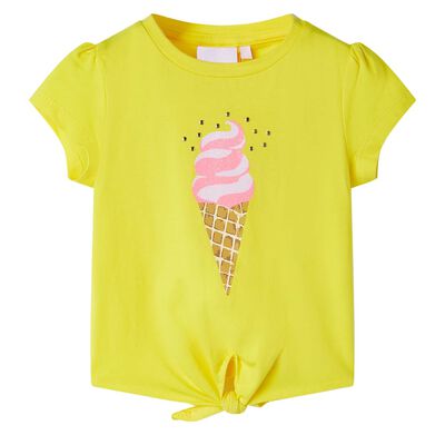 T-shirt pour enfants jaune 104