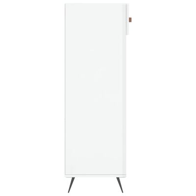 vidaXL Armoire à chaussure Blanc brillant 60x35x105 cm Bois ingénierie