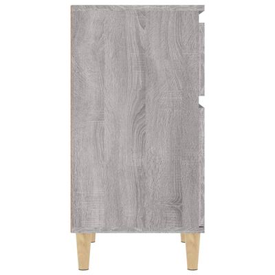 vidaXL Tables de chevet 2 pcs sonoma gris 40x35x70 cm