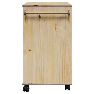 vidaXL Chariot de cuisine OTTA 59x45x80 cm bois massif de pin