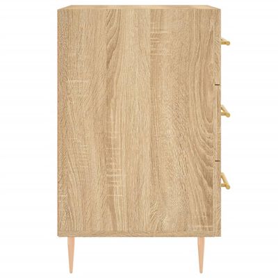 vidaXL Table de chevet chêne sonoma 40x40x66 cm bois d'ingénierie