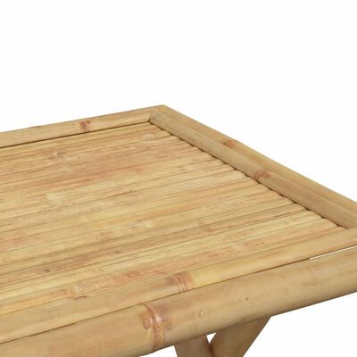 vidaXL Table de jardin pliable 45x45x45 cm bambou