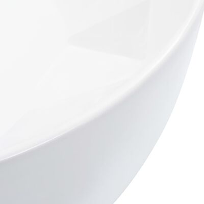 vidaXL Lavabo 36x14 cm Céramique Blanc