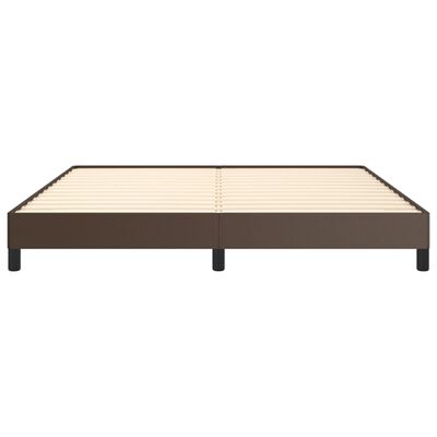 vidaXL Cadre de lit sans matelas marron 180x200 cm similicuir