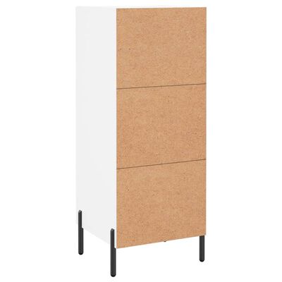 vidaXL Buffet blanc 34,5x34x90 cm bois d'ingénierie