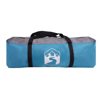 vidaXL Tente familiale tunnel 6 personnes bleu imperméable