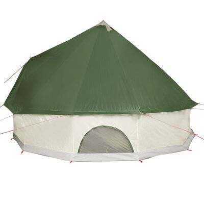 vidaXL Tente familiale tipi 8 personnes vert imperméable