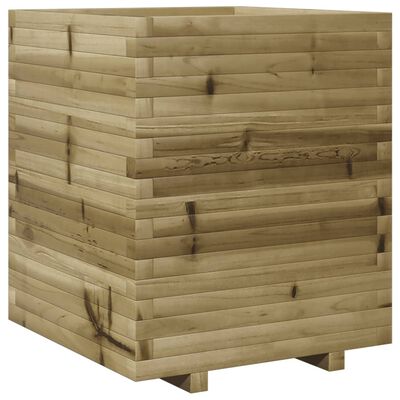 vidaXL Jardinière 60x60x72 cm bois de pin imprégné