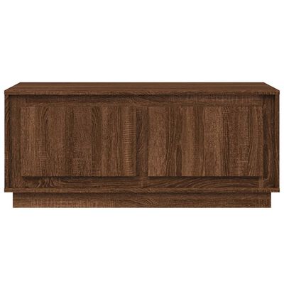 vidaXL Table basse chêne marron 102x50x44 cm bois d'ingénierie