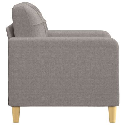 vidaXL Fauteuil Taupe 60 cm Tissu