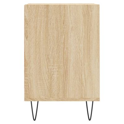 vidaXL Meuble TV Chêne sonoma 160x35x55 cm Bois d'ingénierie