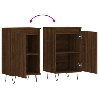 vidaXL Buffet chêne marron 40x35x70 cm bois d'ingénierie