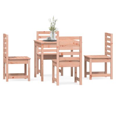 vidaXL Ensemble à manger de jardin 5 pcs bois massif Douglas