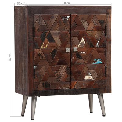 vidaXL Buffet Bois de récupération solide 60 x 30 x 76 cm