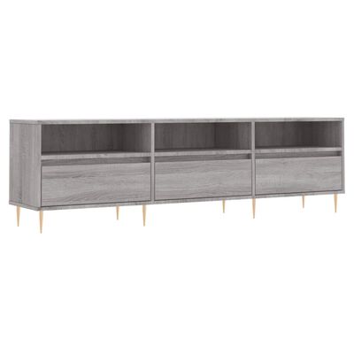 vidaXL Meuble TV sonoma gris 150x30x44,5 cm bois d'ingénierie