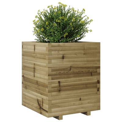 vidaXL Jardinière 60x60x72 cm bois de pin imprégné