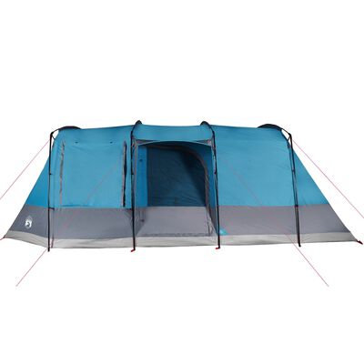 vidaXL Tente de camping tunnel 4 personnes bleu imperméable