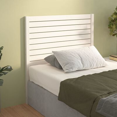 vidaXL Tête de lit Blanc 106x4x100 cm Bois massif de pin