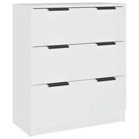 vidaXL Buffet Blanc 60x30x70 cm Bois d'ingénierie