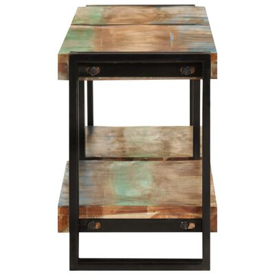 vidaXL Meuble TV 140x30x40 cm bois massif de récupération