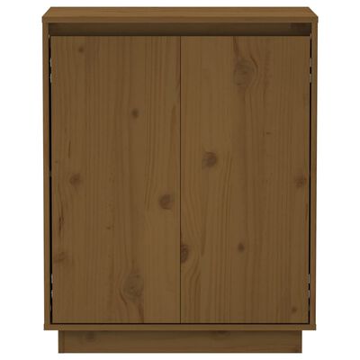 vidaXL Buffet Marron miel 60x34x75 cm Bois massif de pin