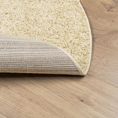 vidaXL Tapis shaggy PAMPLONA poils longs moderne doré Ø 200 cm