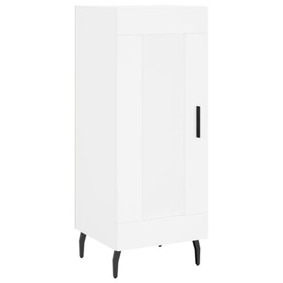 vidaXL Buffet haut Blanc 34,5x34x180 cm Bois d'ingénierie