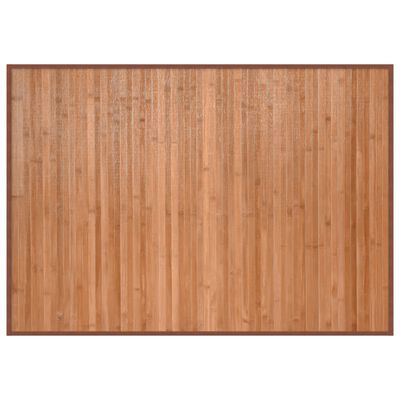 vidaXL Tapis rectangulaire naturel 70x100 cm bambou