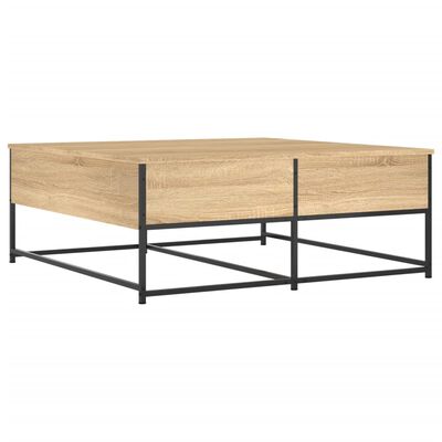 vidaXL Table basse chêne sonoma 100x99x40 cm bois d'ingénierie