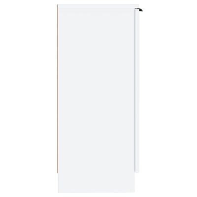 vidaXL Buffet Blanc 30x30x70 cm Bois d'ingénierie