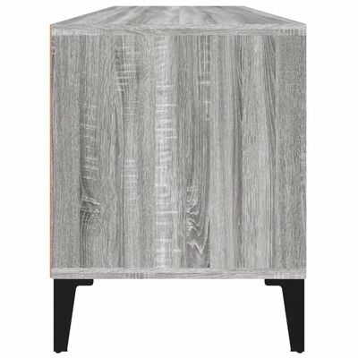 vidaXL Meuble TV sonoma gris 100x34,5x44,5 cm bois d'ingénierie